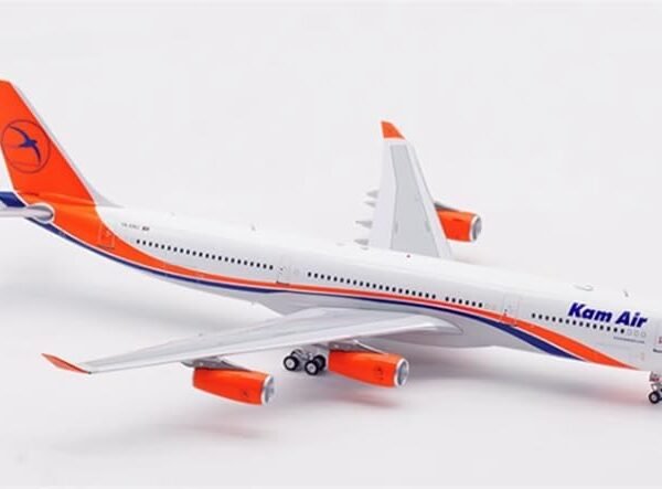 ACE HOBBY for Retro Models Kam Air for Airbus A340-300 YA-KMU 1:200 Aircraft Pre-Built Model