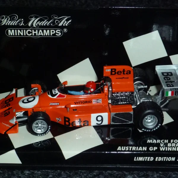 Minichamps March 751 BETA #9 Brambilla Winner Austrian GP 1975 1/43 430750009