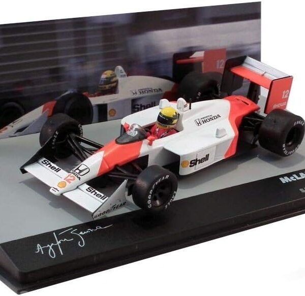 OPO 10 - Altaya 1:43 - Formula 1 - McLaren MP4 / 4# 12 Ayrton Senna Winner San Marino GP F1 1988 (689
