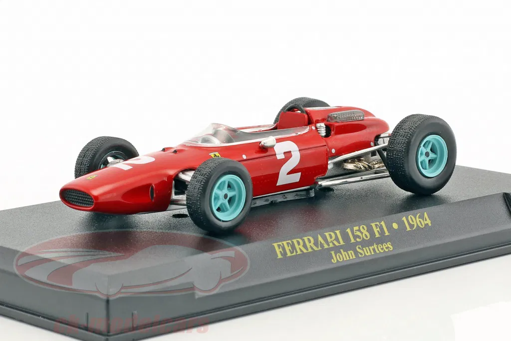 John Surtees Ferrari 158 #2 World Champion Formula 1 1964 1:43 Altaya - Image 5