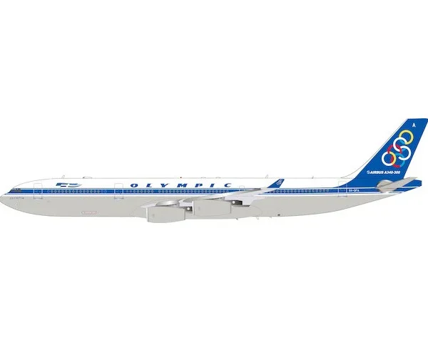 A340-300 Olympic Airlines 00s (stand included) SX-DFA 1/200 *Made of metal [IF343OA0420]