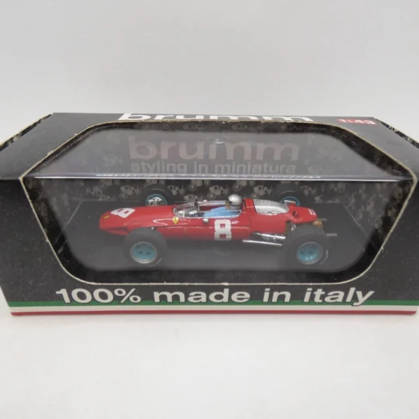 Ferrari 156 Lorenzo Bandini #8 Austria GP 1964 R289-CH 1/43 Brumm F1 With Driver