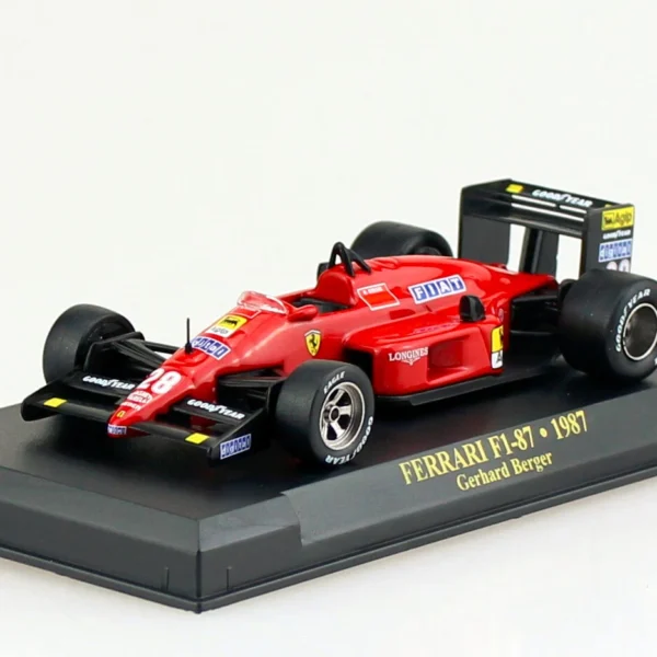 Ferrari F1 -87 #28 Gerhard Berger 1987 Formula 1 1:43 Atlas Model Car