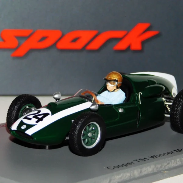 COOPER T51 #24 BRABHAM WINNER MONACO GP WORLD CHAMPION 1959 SPARK S8039 1:43