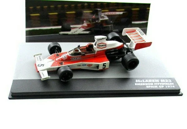 FORMULA-1 E.FITTIPALDI McLAREN M23 #5 WORLD CHAMPION GP SPAIN 1974, ALTAYA 1:43