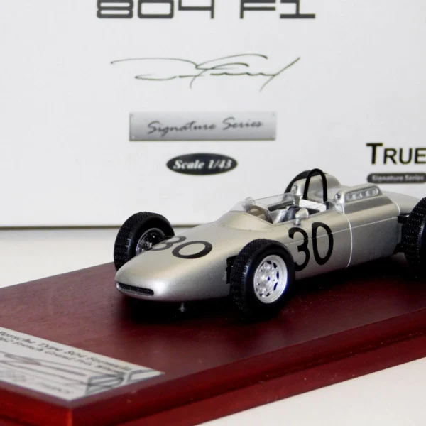 PORSCHE 804 F1 #30 WINNER FRENCH GP 1962 SIGNED by GURNEY LIM. TRUESCALE 1:43