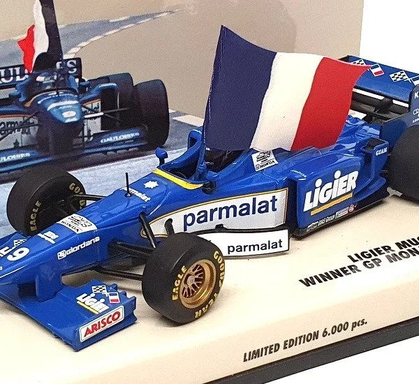 MINICHAMPS 1 43 Olivier Panis LIGIER Mugen Honda Js43 Winner Monaco GP F1 1996