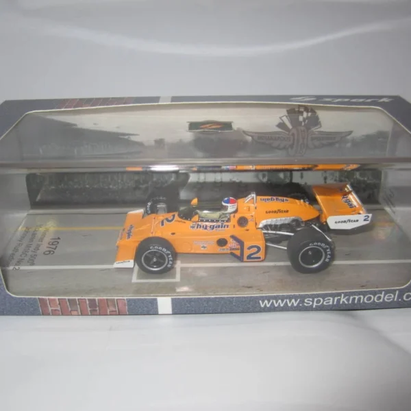 Spark 43IN76 1/43 McLaren M16C 1976 Indy 500 Mile Winner 2 Johnny Rutherford 63