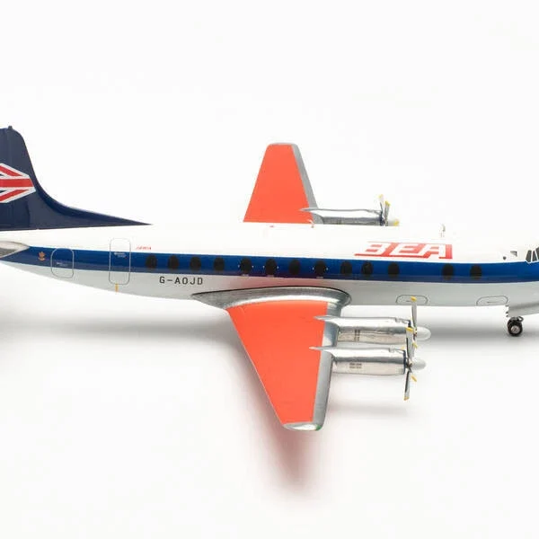 Herpa 1:200 572095 BEA Vickers Viscount 800 “Speedjack” Livery G-AOJD NEW Original Packaging