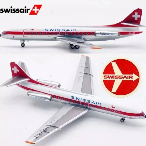 InFlight WB models 1/200 WB210SRICZ, Swissair Caravelle SE-210 III HB-ICZ
