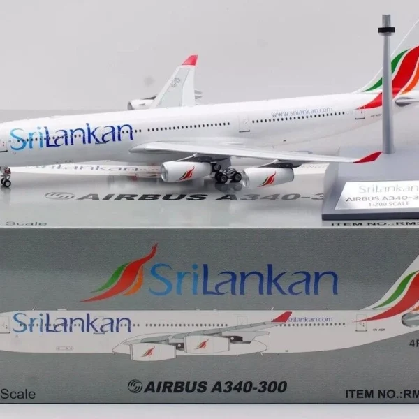 SriLankan Airbus A340-300 4R-ADF 2000's 1:200 scale diecast Inflight Models
